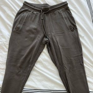 men alphalete jogger size small green